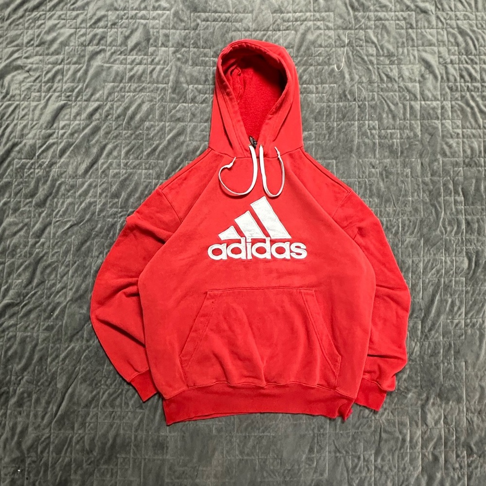 Vintage y2k Adidas Retro Embroidered Hoodie
